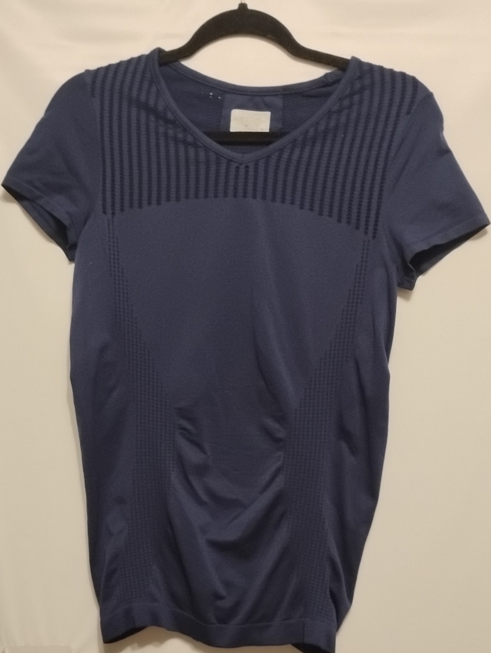 Athleta Navy Short-Sleeve Crew Tee